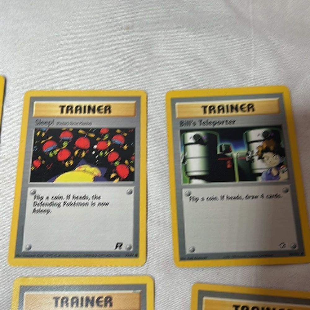Set of Eight Pokémon Trading Cards. - Picture 3 of 10